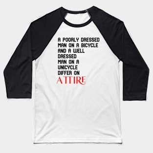 cycles and attire Baseball T-Shirt